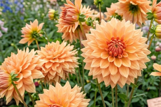 Giant Dinnerplate Dahlia Bulb Cluster – Ben Houston Variety, Dahlia pinnata, Large Showy Flowers for Garden & Cut Flowers