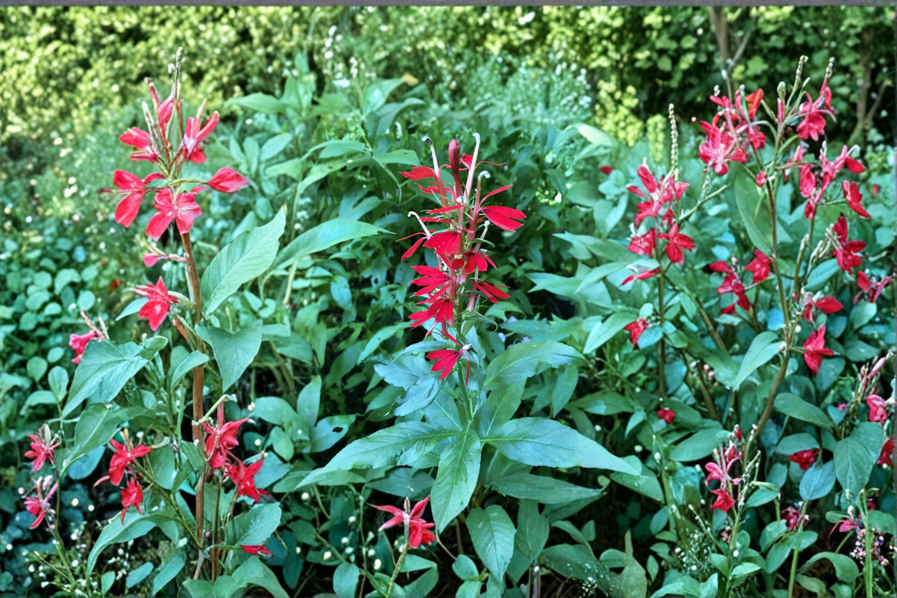 Cardinal Flower Seeds – Lobelia cardinalis – Perennial Wildflower with Bright Red Tubular Blooms for Pollinator Gardens