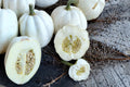 Mashed Potato Squash Seeds – Cucurbita pepo White Winter Squash for Cooking & Garden Cultivation