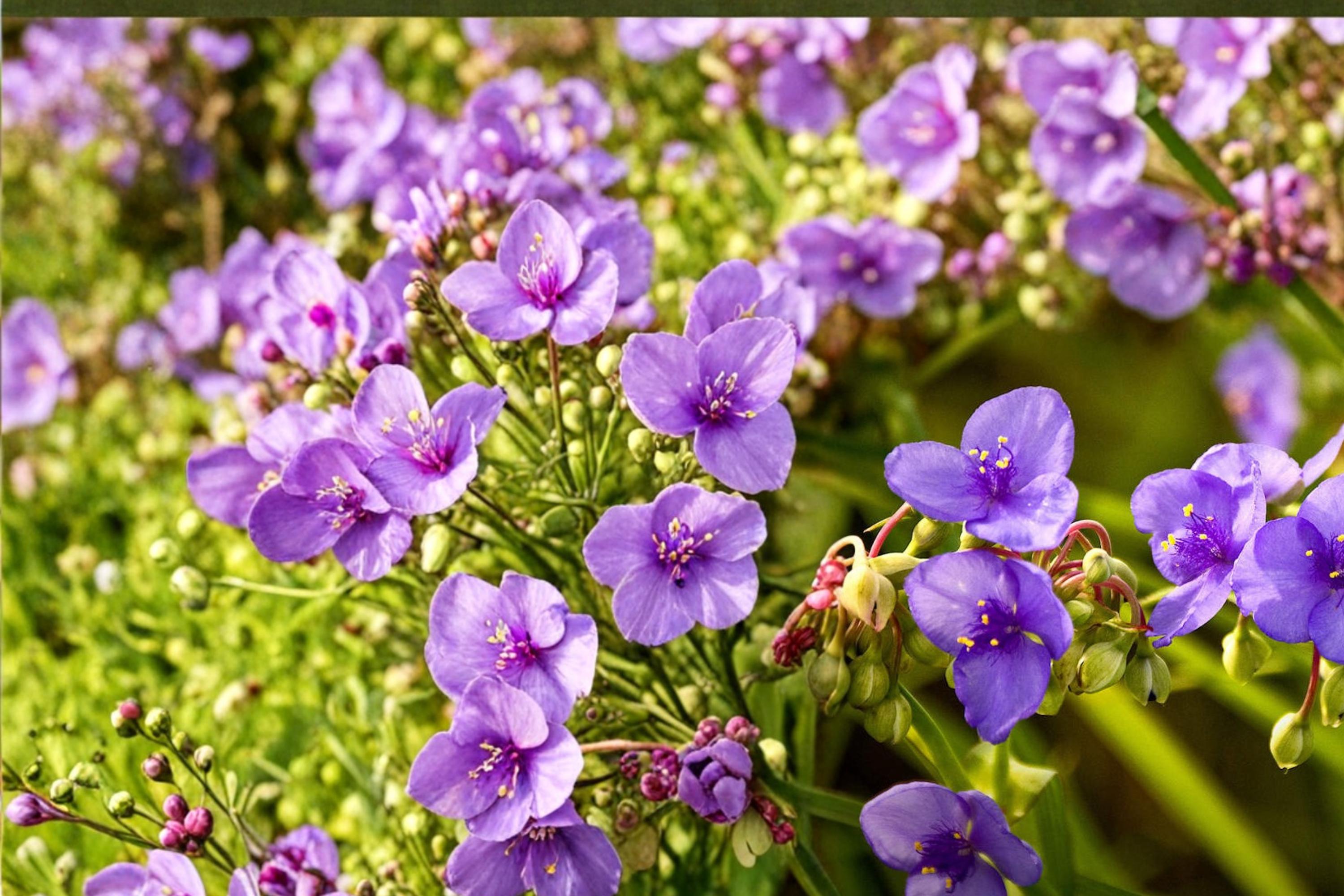 Prairie Spiderwort Seeds – Tradescantia bracteata – Native Perennial with Blue to Violet Flowers, Herbaceous Border Plant, 25 Seeds