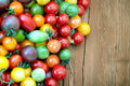Rainbow Cherry Tomato Seeds – Solanum lycopersicum, Colorful Small Fruit, Sweet Juicy Bites, Container & Garden Plant