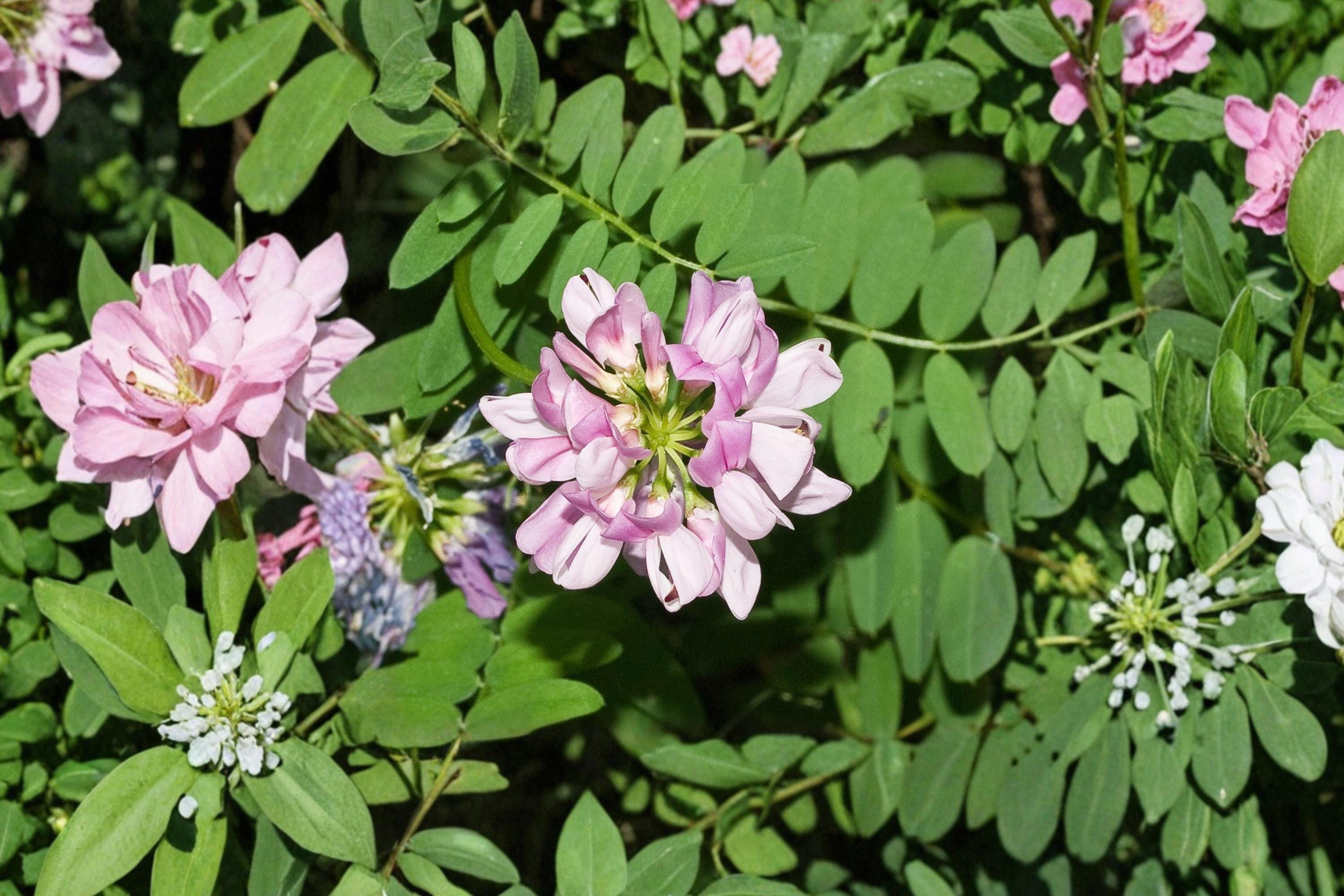 Crownvetch Seeds 30 Pack – Coronilla varia Herbaceous Perennial Ground Cover for Slopes and Erosion Control