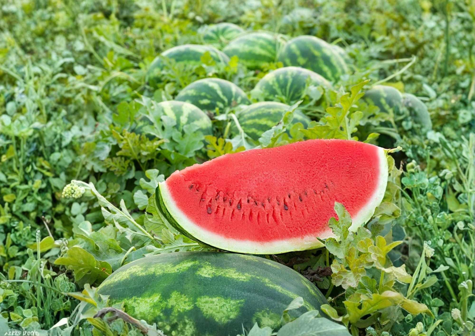 Crimson Sweet Watermelon Seeds - Heirloom Organic Non-GMO Fruit Seeds for Garden Planting, Juicy Red Flesh Melon