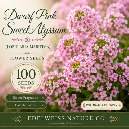 Alsike Clover Seeds (Trifolium hybridum) – 100 Pack, Pollinator-Friendly, Soil-Improving Cover Crop, Wet Soil Tolerance