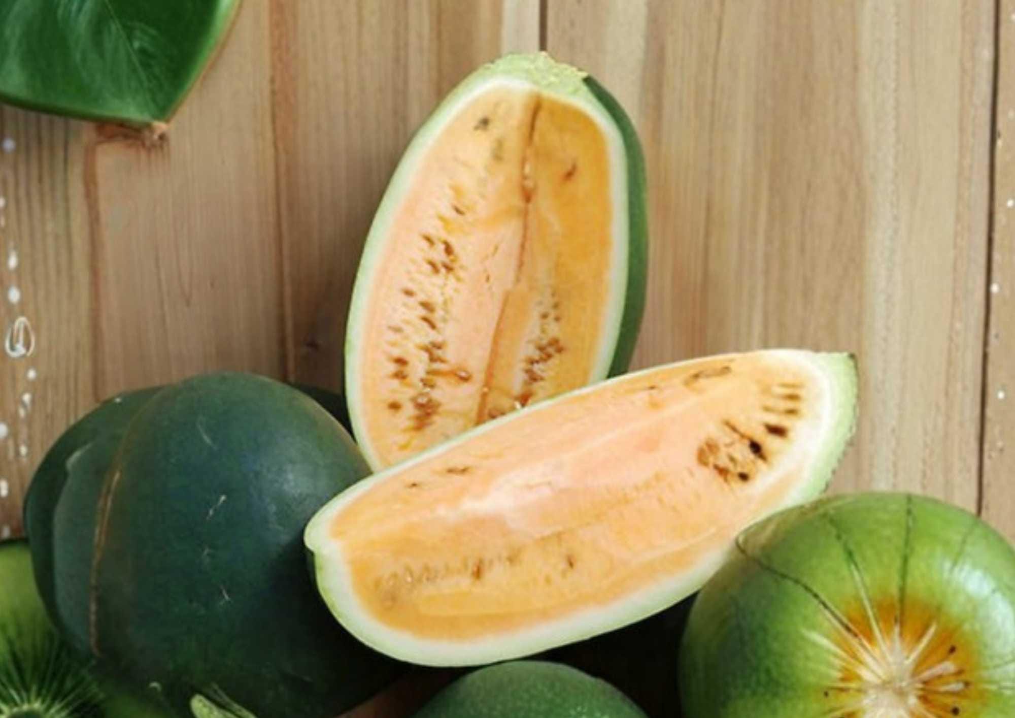 Golden Honey Watermelon Seeds – Heirloom Non-GMO Fruit Seeds for Garden Planting, Juicy Golden Yellow Flesh, High Yield