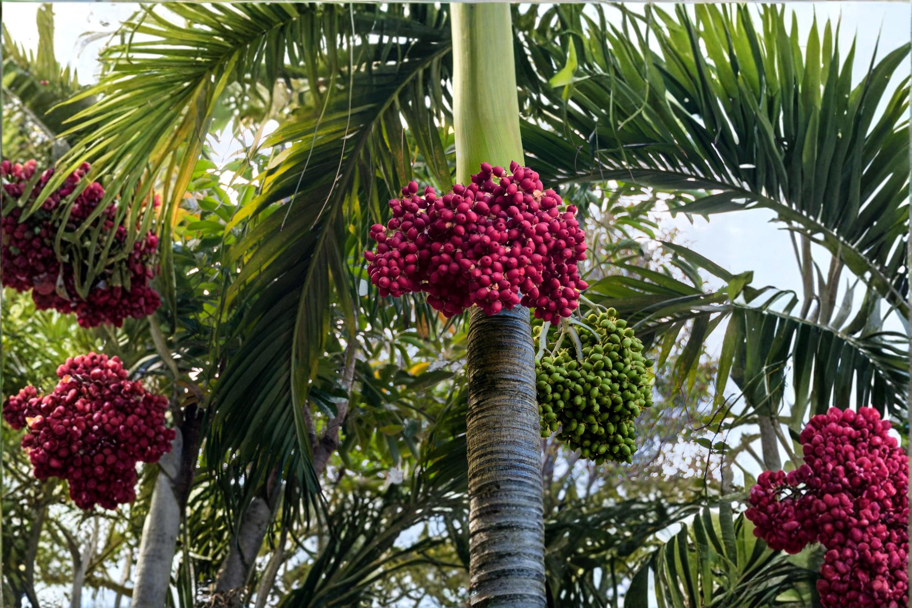 Royal Red Palm Seeds – Roystonea regia, Tropical Palm Tree for Outdoor Garden, Full Sun, Well-Drained Soil