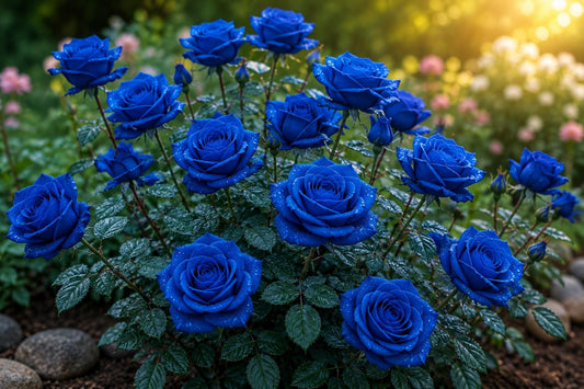 Blue Rose Seeds - 20 Pack, Rosa spp., Rare & Striking Blue Blooms for Garden & Floral Arrangements