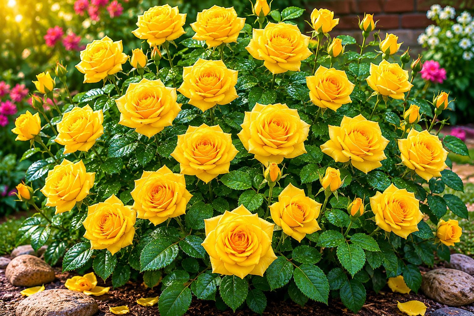 Yellow Climbing Rose Seeds - 20pcs Non-GMO Heirloom Rosa 'Climbing Golden Showers' for Garden, Trellis, Fence