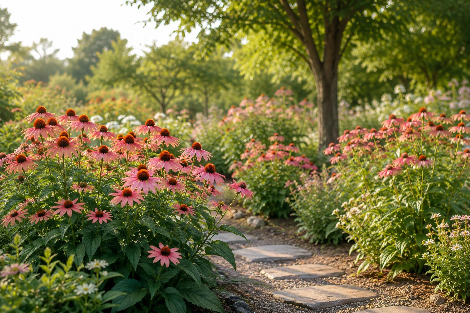 Pink Coneflower Seeds - Echinacea purpurea - Long-Blooming Pollinator Perennial for Gardens and Borders