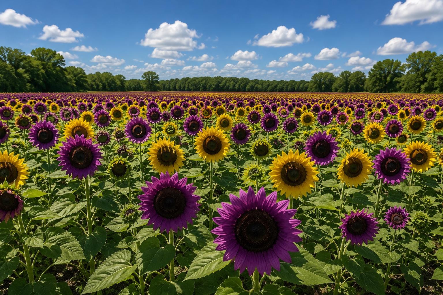 Rare Purple Sunflower Seeds - 50pcs 'Violet Glow' Heirloom Helianthus annuus for Garden, Attract Pollinators, Cut Flowers