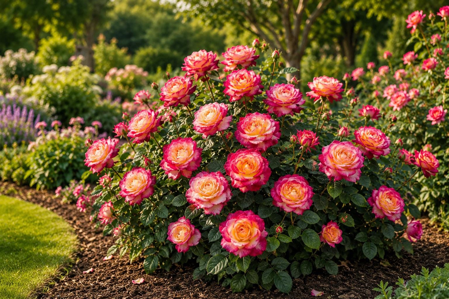 Bicolor Rose Seeds - Heirloom Garden Flower Seeds for Easy Growth - Rosa spp.