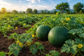 Sugar Baby Watermelon Seeds – 50 Heirloom Mini Melon Seeds for Compact Garden, Citrullus lanatus, Sweet Juicy Fruit