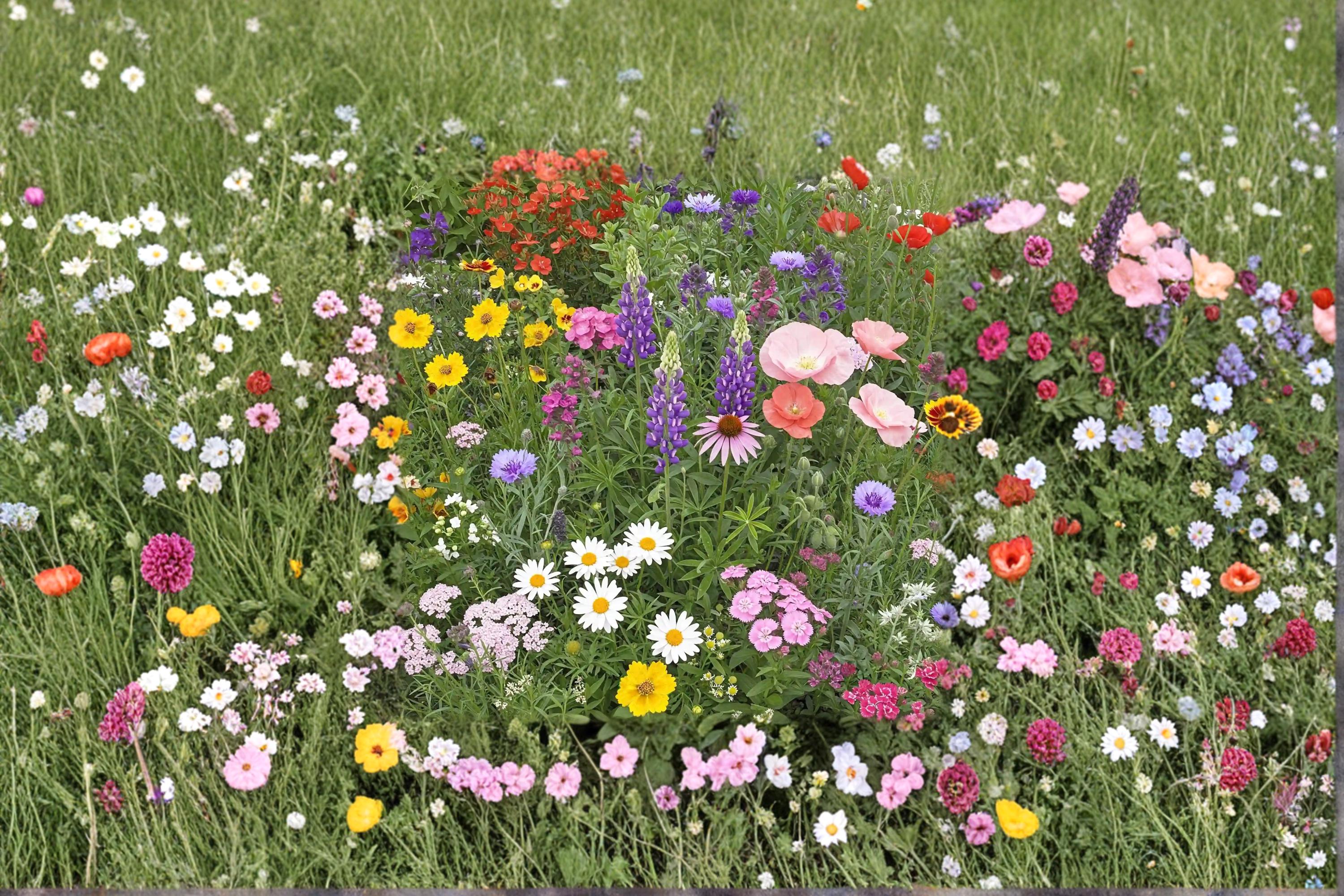 Perennial Wildflower Seed Mix Kit – Mixed Species for Naturalized Gardens, Pollinator & Meadow Landscaping