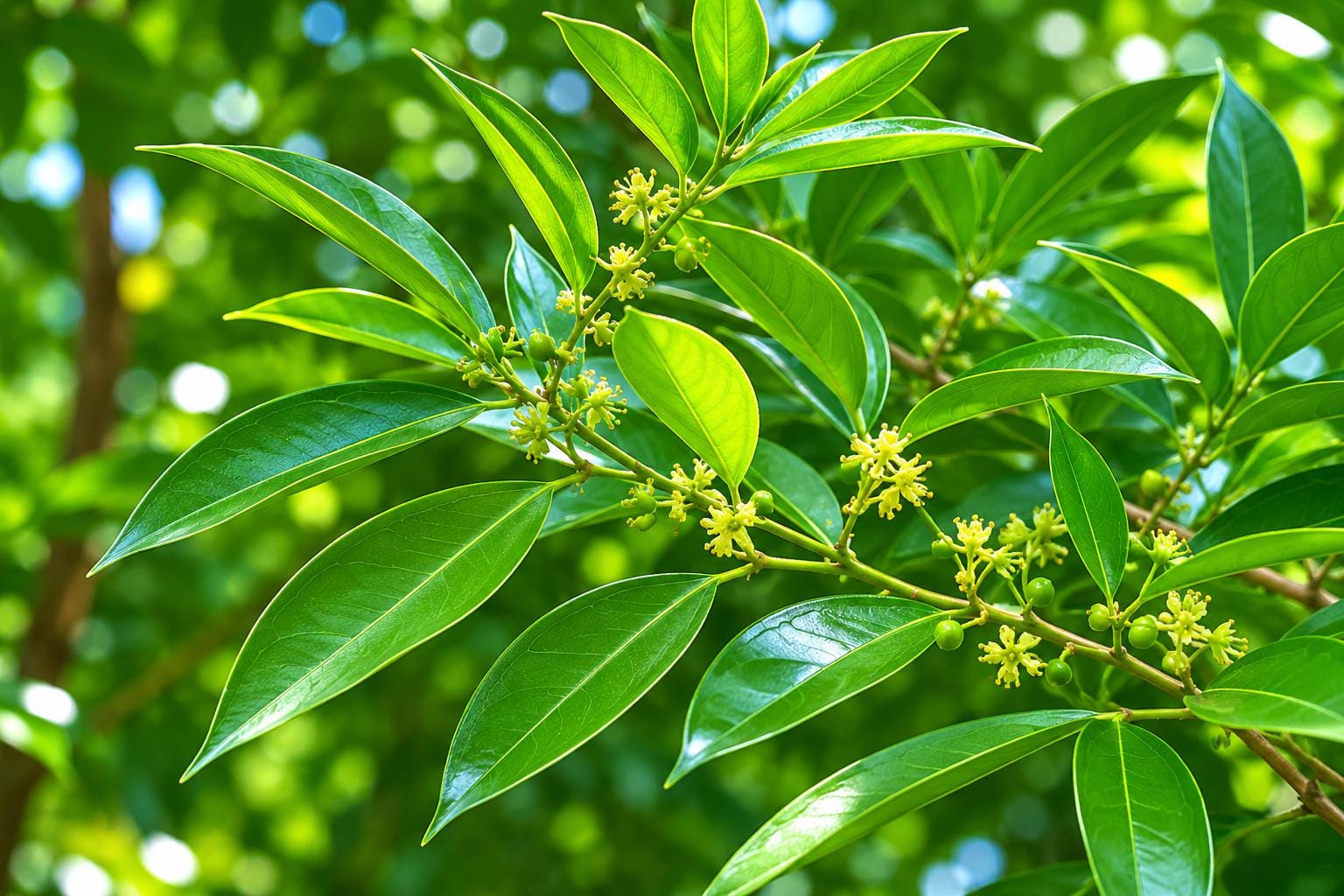 Snailseed Laurel Tree - Live Tropical Shade Tree - 8-12 Inches Tall - Cryptocarya alba - Exotic Landscape Plant