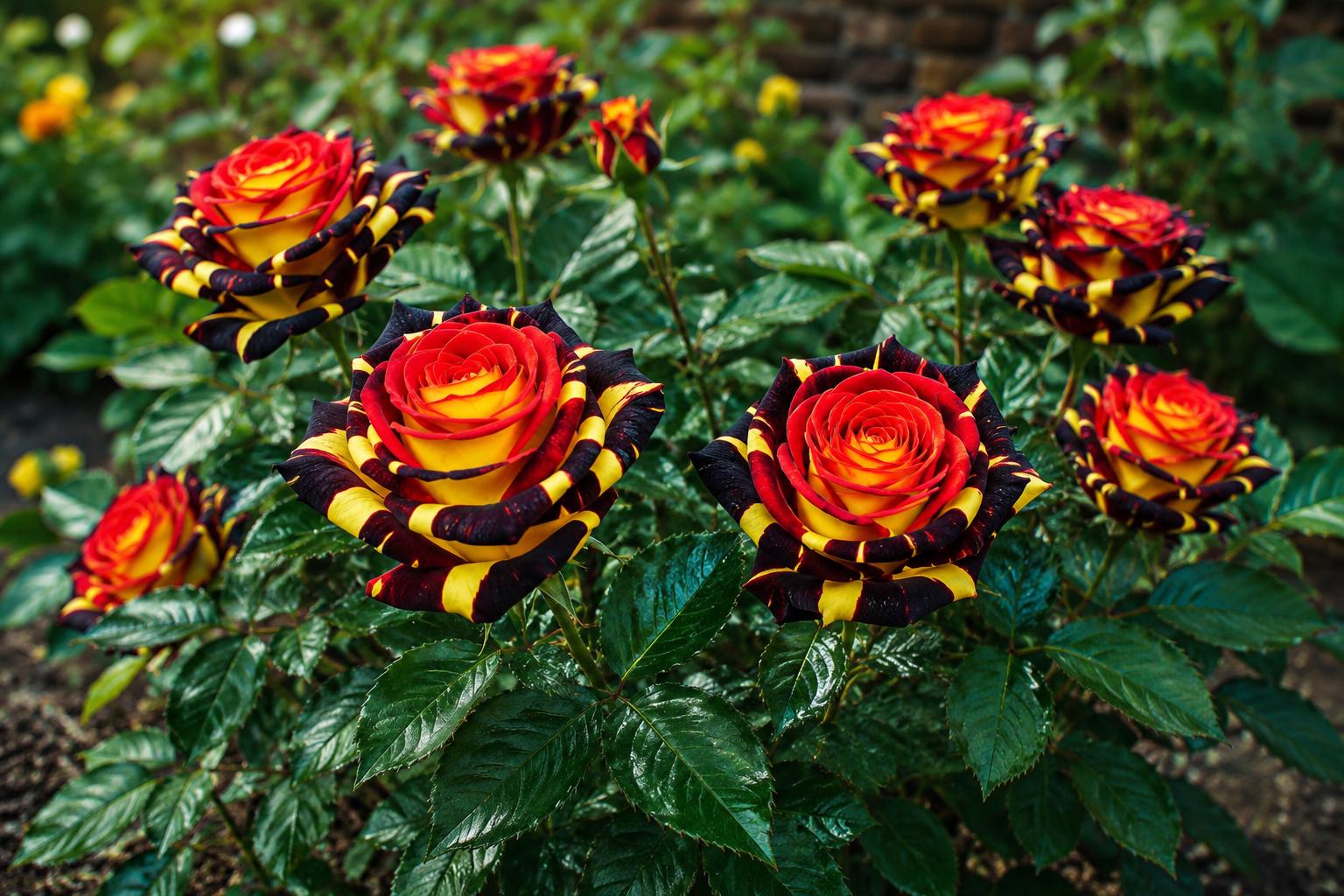 Rare Rose Seeds - 20pcs 'Firebird' Non-GMO Heirloom Rosa spp. for Garden, Cutting, Container Planting