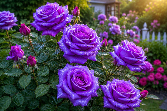 Rare Purple Rose Seeds - 20pcs for Garden, Easy Germination, Rosa spp., Vibrant Blooms, Attracts Pollinators