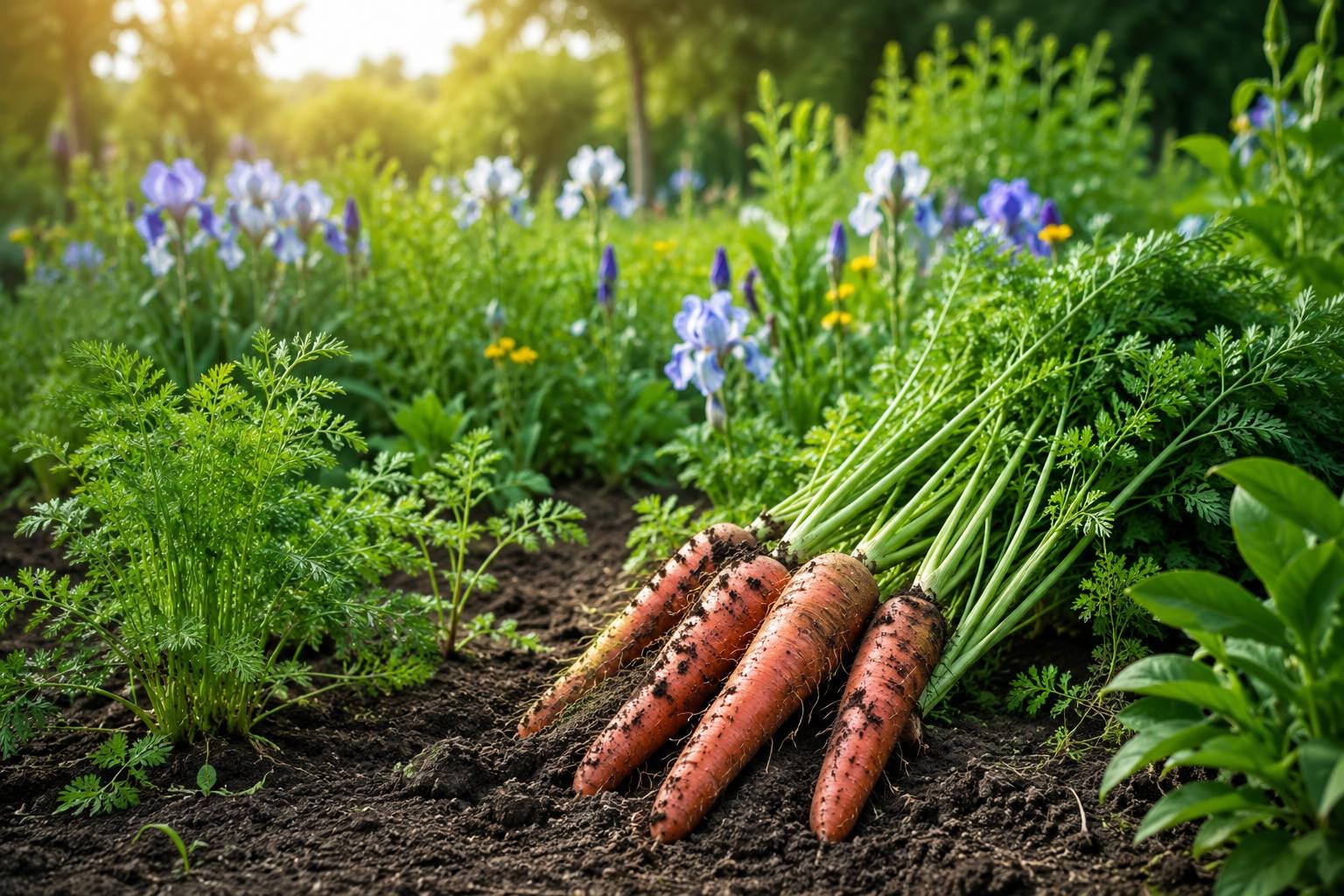 Red Fruit Carrot Seeds 1000pcs Heirloom Daucus carota for Home Gardens, Vegetables, Root Crop