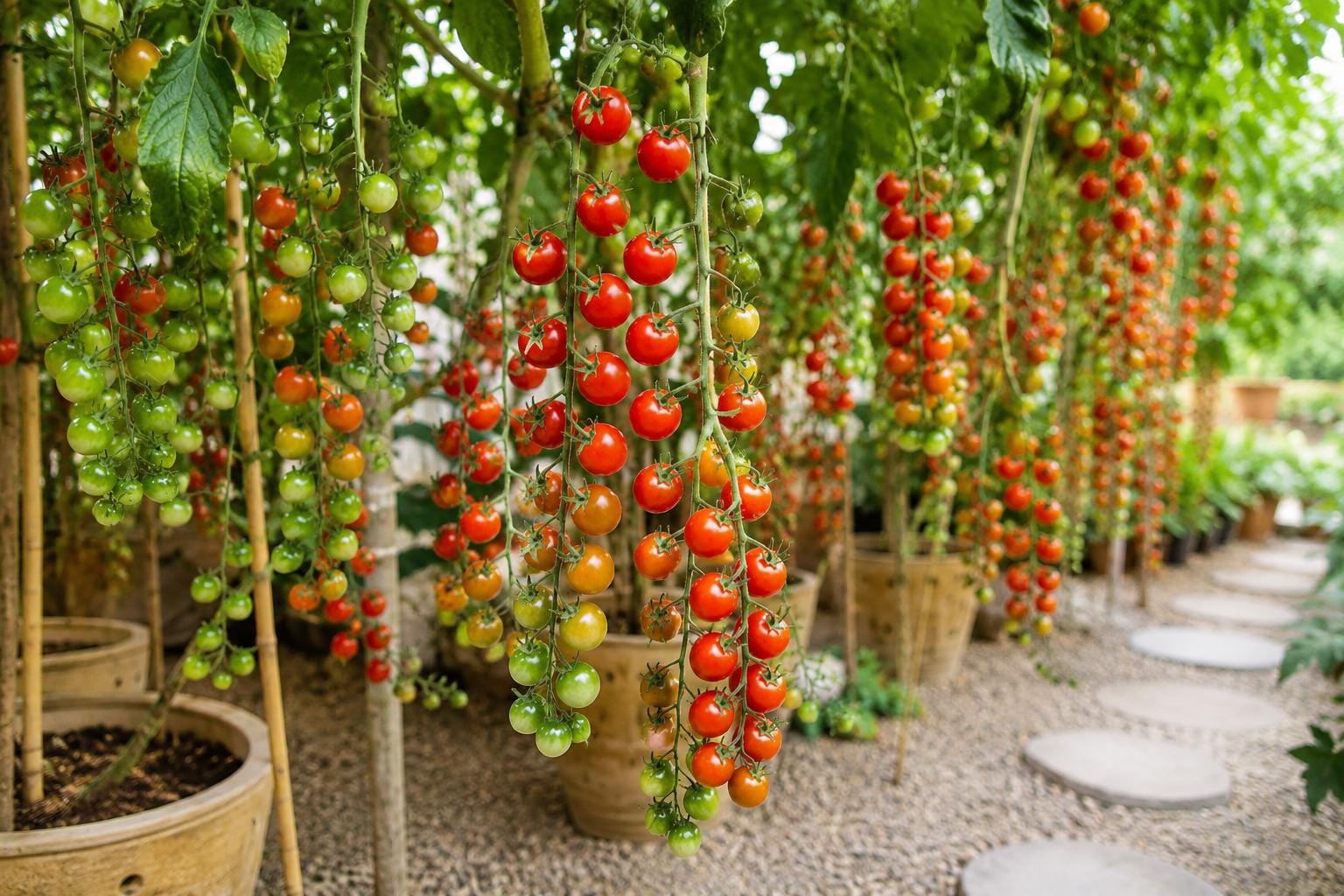 Waterfall Tomato Seeds 200pcs Heirloom Non-GMO Solanum lycopersicum High-Yield Tomato Plant for Garden, Container, Canning