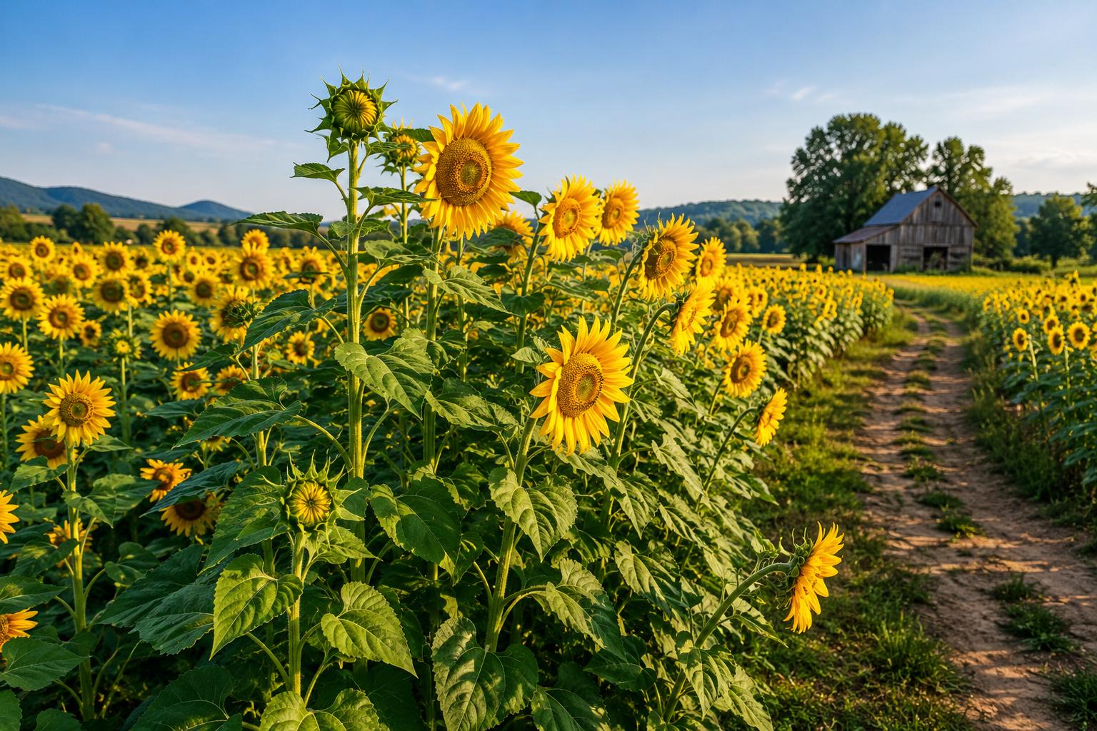Giant Mammoth Russian Sunflower Seeds - Heirloom Helianthus annuus for Tall, Bright Yellow Flowers, Pollinator Attracting, 100 Seeds