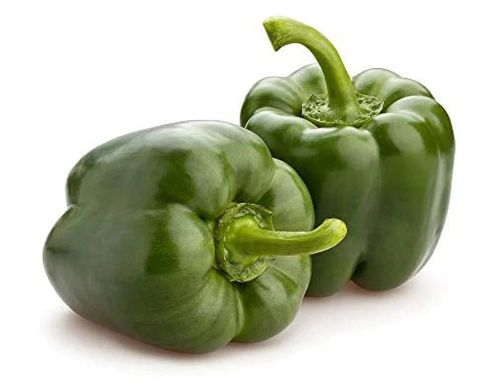 California Wonder Bell Pepper Seeds - 10+ Heirloom Non-GMO - Capsicum annuum - Sweet, Large Peppers for Home Gardening