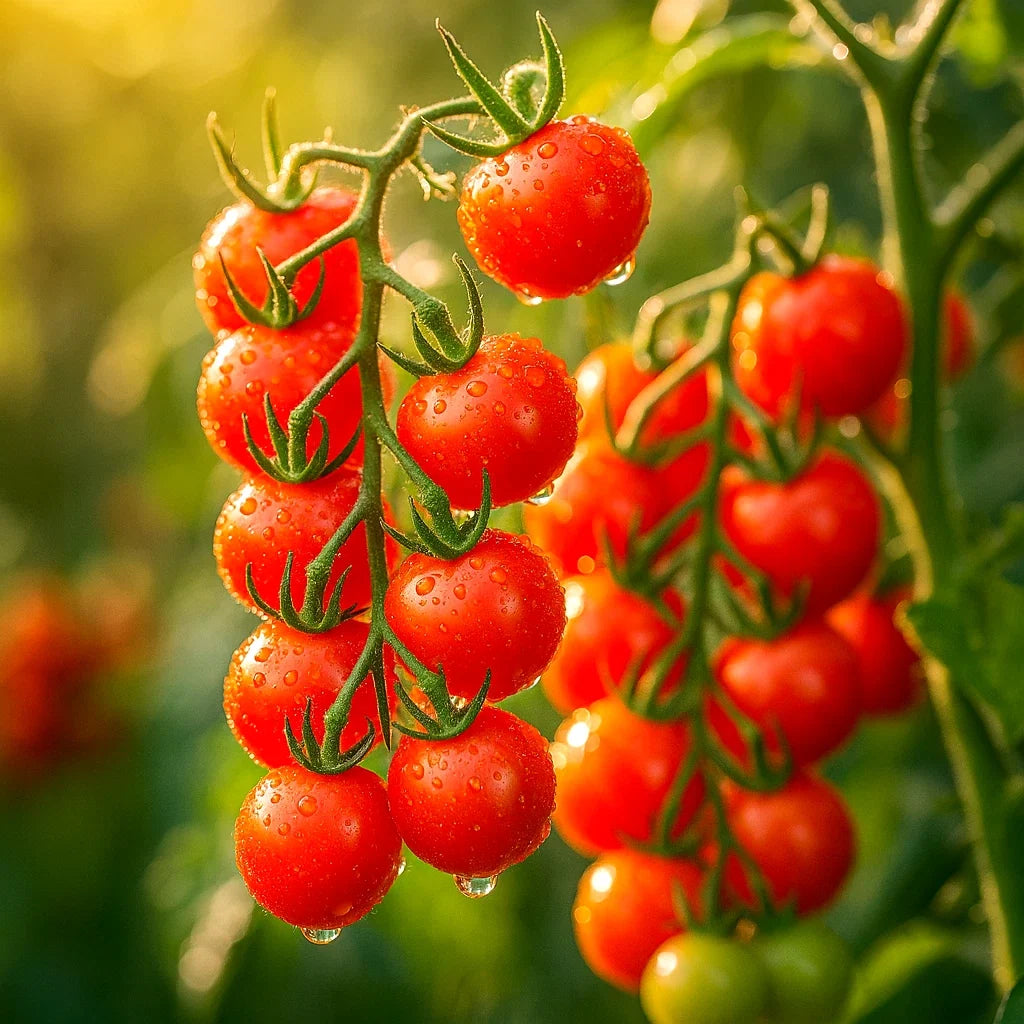 Super Sweet Cherry Tomato Seeds - 300+ Heirloom Non-GMO - Solanum lycopersicum - Ideal for Home Gardening and High Yields