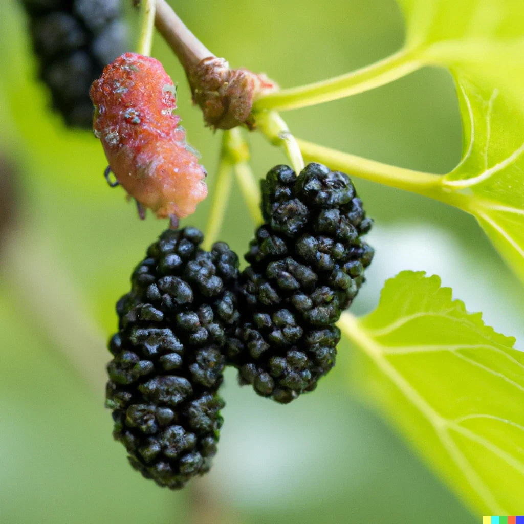 Black Mulberry Tree Seeds - 50+ Seeds, Sweet Edible Fruits, Morus nigra, Easy to Grow for Home Gardens, Free Shipping