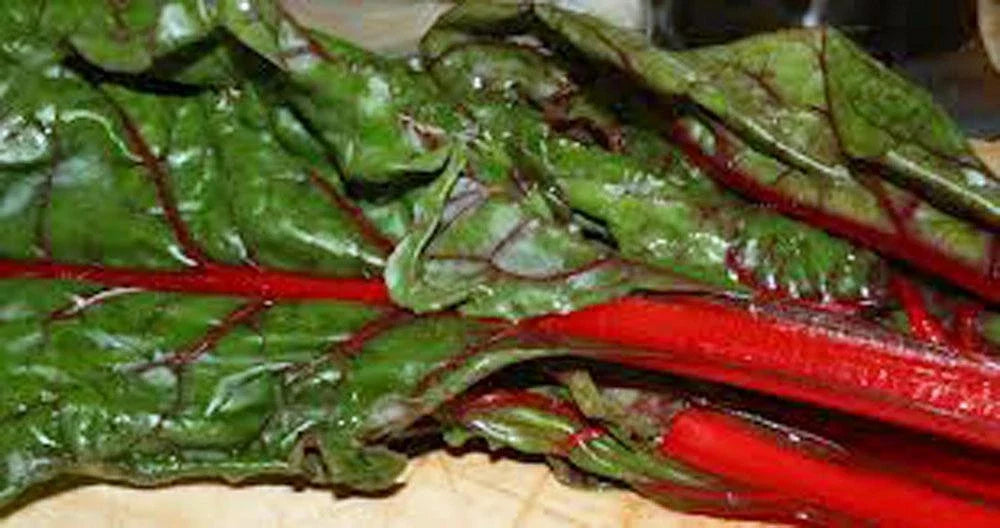Heirloom Rhubarb & Swiss Chard Seeds, 1000 Non-GMO Seeds, Beta vulgaris var. cicla & Rheum rhabarbarum, Organic Gardening