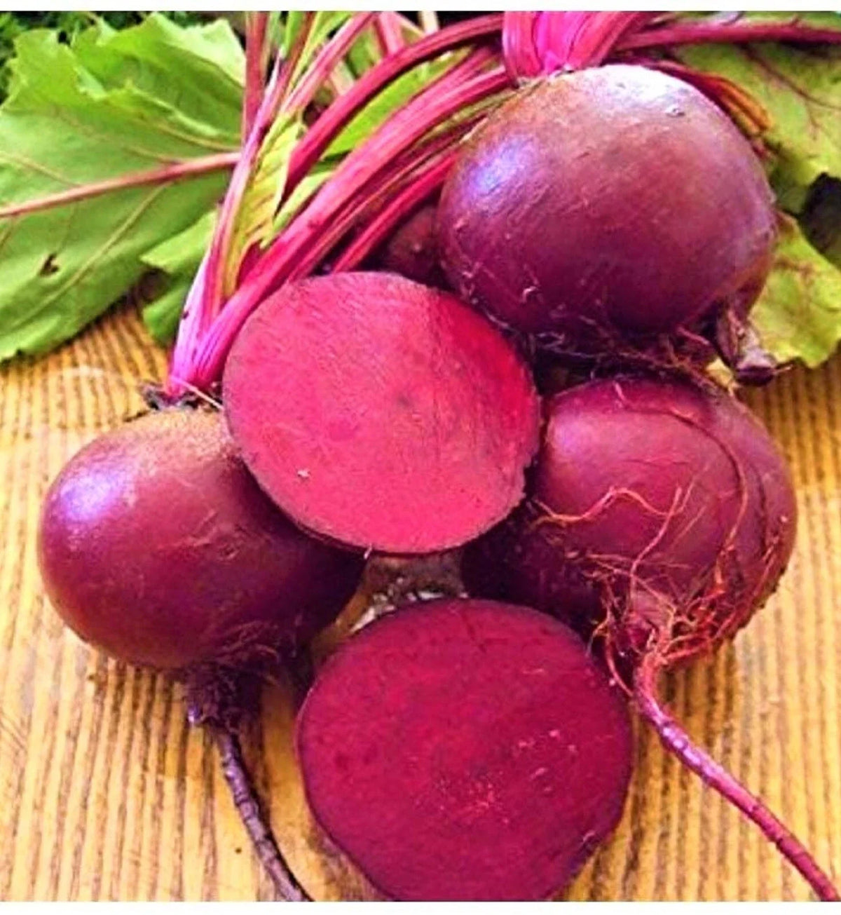 Detroit Dark Red Beet Seeds - 100+ Non-GMO Organic Seeds - Beta vulgaris - Ideal for Vegetable Garden or Container Gardening