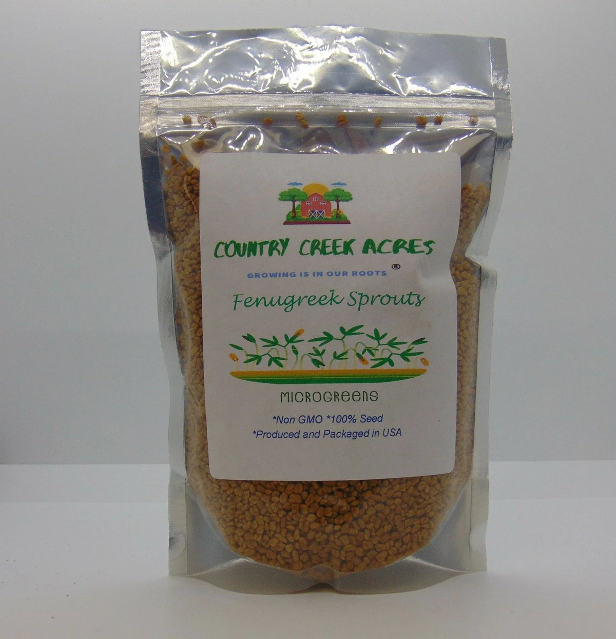 Organic Fenugreek Seeds 16 oz Trigonella foenum-graecum Culinary Herb for Gardening and Cooking