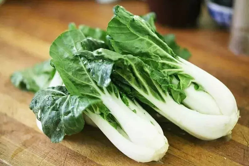 Cabbage Seeds 1000+ Heirloom Pak Choi White Stem Non-GMO Brassica rapa - Fast-Growing Vegetable for Home Gardens
