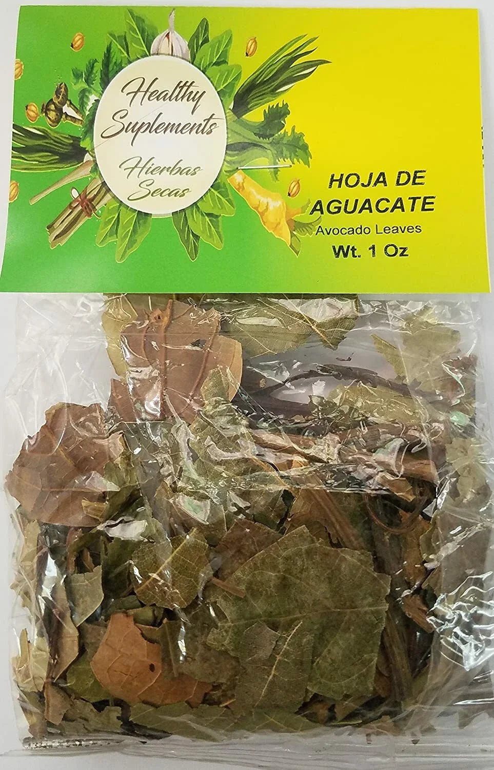 Dried Avocado Leaves 1 Oz - Hojas de Aguacate for Cooking & Herbal Use - Persea americana