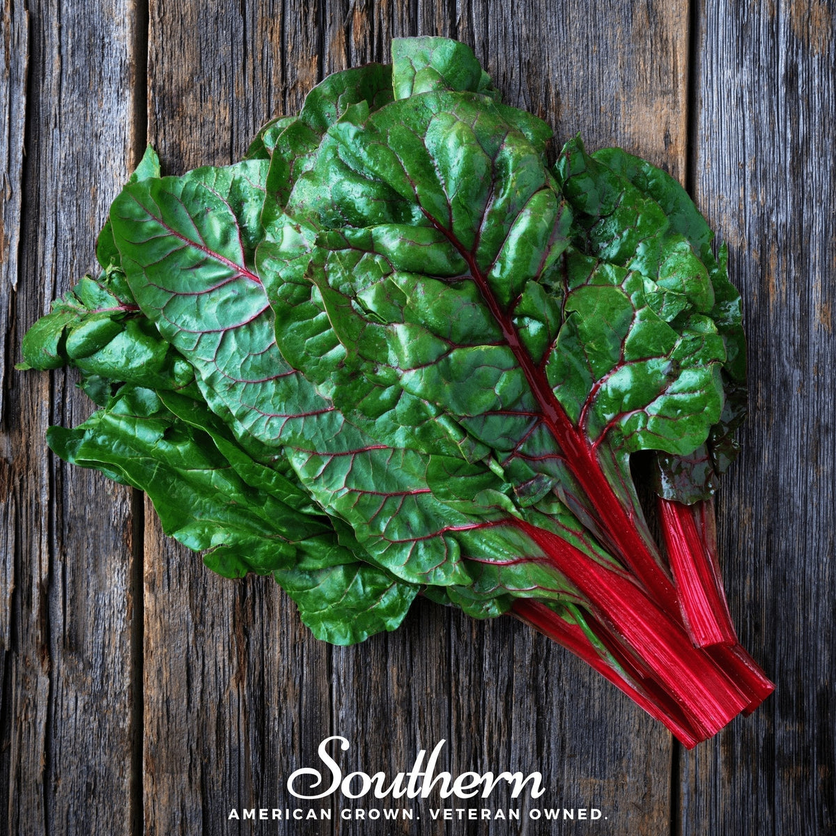 Ruby Red Swiss Chard Seeds - 100 Count - Beta vulgaris var. cicla - Heirloom Vegetable Garden Seeds for Planting